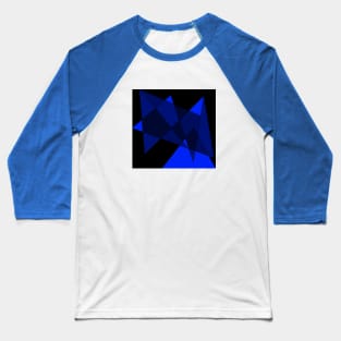 blue triangles Baseball T-Shirt